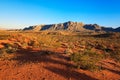 Desert over sunset, Nevada Royalty Free Stock Photo