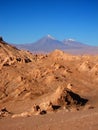 Desert panorama in the mountains of Chile san Pedro de atacama Royalty Free Stock Photo