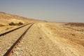 Desert railroad Royalty Free Stock Photo