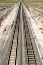 Desert Railroad Royalty Free Stock Photo