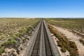Desert Railroad Royalty Free Stock Photo