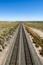 Desert Railroad Royalty Free Stock Photo
