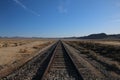 Desert Rails Royalty Free Stock Photo