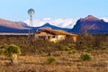 Desert ranch house Royalty Free Stock Photo