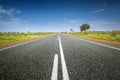 Desert road Royalty Free Stock Photo