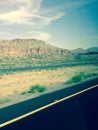 Desert Road Arizona Landscape Royalty Free Stock Photo