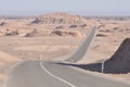 Desert road Royalty Free Stock Photo