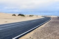Desert Road in Fuerteventura the Dunes