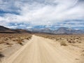 Desert road landscape Royalty Free Stock Photo