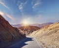 Death Valley National Park, California, USA.Artist`s Drive Royalty Free Stock Photo