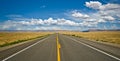 Desert road near the Four Corners area in the USA.