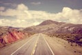 Desert road in north Argentina quebrada