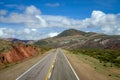 Desert road in north Argentina quebrada