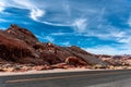 Desert Road thru the Valley of Fire - Nevada State Park