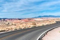 Desert Road thru the Valley of Fire - Nevada State Park