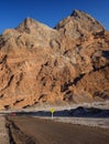 Desert road - Atacama Desert - Chile Royalty Free Stock Photo