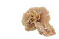 Desert rose stone isolated Royalty Free Stock Photo