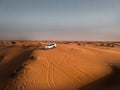 Desert safari car dune dubai dream Royalty Free Stock Photo