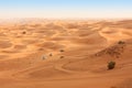 Desert safari near Dubai. UAE Royalty Free Stock Photo