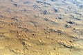 Sahara seen from plane Royalty Free Stock Photo