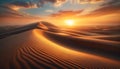 Desert sand dune landscape background Royalty Free Stock Photo
