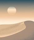 Desert sand dune Royalty Free Stock Photo