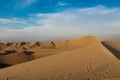 Desert sand dunes landscape Royalty Free Stock Photo
