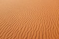 Desert sand ripples and patterns in Riyadh, Saudi Arabia Royalty Free Stock Photo