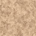 Desert Seamless Camo Graphic Print. Autumn Camouflage Seamless Pattern