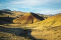 Desert shapes and colors, Painted Hills, Oregon Royalty Free Stock Photo