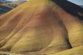 Desert shapes and colors, Painted Hills, Oregon Royalty Free Stock Photo