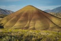 Desert shapes and colors, Painted Hills, Oregon Royalty Free Stock Photo