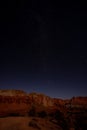 Desert Stars On Moonlit Night