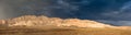 Spring Light Desert Storm Panorama Royalty Free Stock Photo