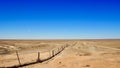 The desert stretches as far as the eye can see Royalty Free Stock Photo