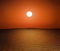 Desert Sun Royalty Free Stock Photo