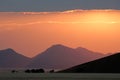 Desert sunrise, Sossusvlei, Namibia Royalty Free Stock Photo