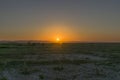 Desert sunrise in Tunisia Royalty Free Stock Photo