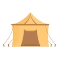 Desert tent icon cartoon vector. Bedouin tent