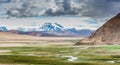 Desert in Tibet plateau