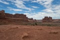 Cloudy day at Arches National Park