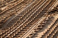 Desert Tracks Royalty Free Stock Photo