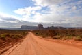 Desert Valley Road Royalty Free Stock Photo