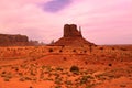 Desert view in Monument Valley, Utah, USA Royalty Free Stock Photo