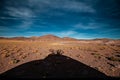 Desert Atacama Region North Chile View from Beetle window Royalty Free Stock Photo