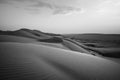 Desert view at sunset in Oman Royalty Free Stock Photo