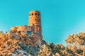 Desert View Watchtower, Grand Canyon in Arizona, Southern Rim Royalty Free Stock Photo