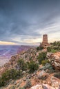 Desert View Watchtower at the Grand Canyon, Arizona, USA Royalty Free Stock Photo