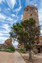 Desert View Watchtower at Grand Canyon, South Rim, Arizona, USA Royalty Free Stock Photo