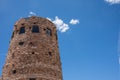 Desert view watchtower at the South Rim of the Grand Canyon National Park Royalty Free Stock Photo